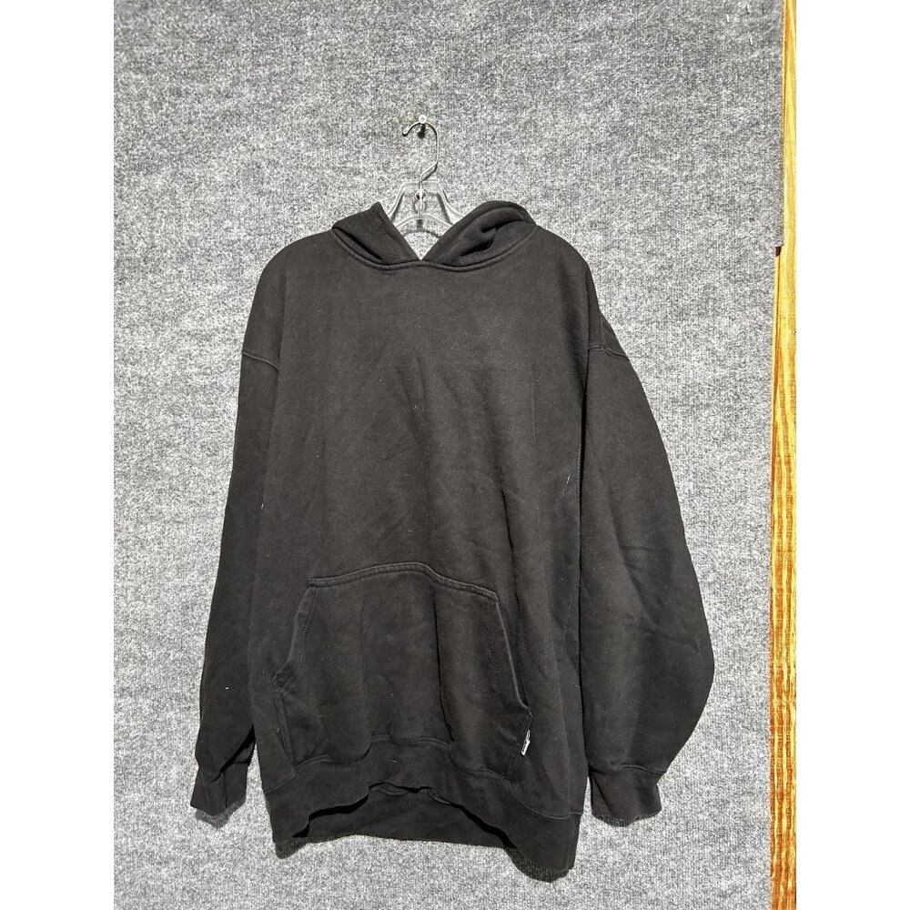 Pro Club Hoodie Mens XL Black Heavyweight Pullover Fleece Kangaroo Pocket